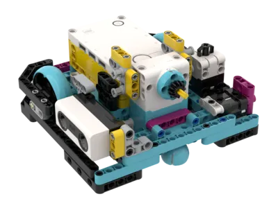 LEGO SPIKE Prime NRC competition robot with gear mechanism