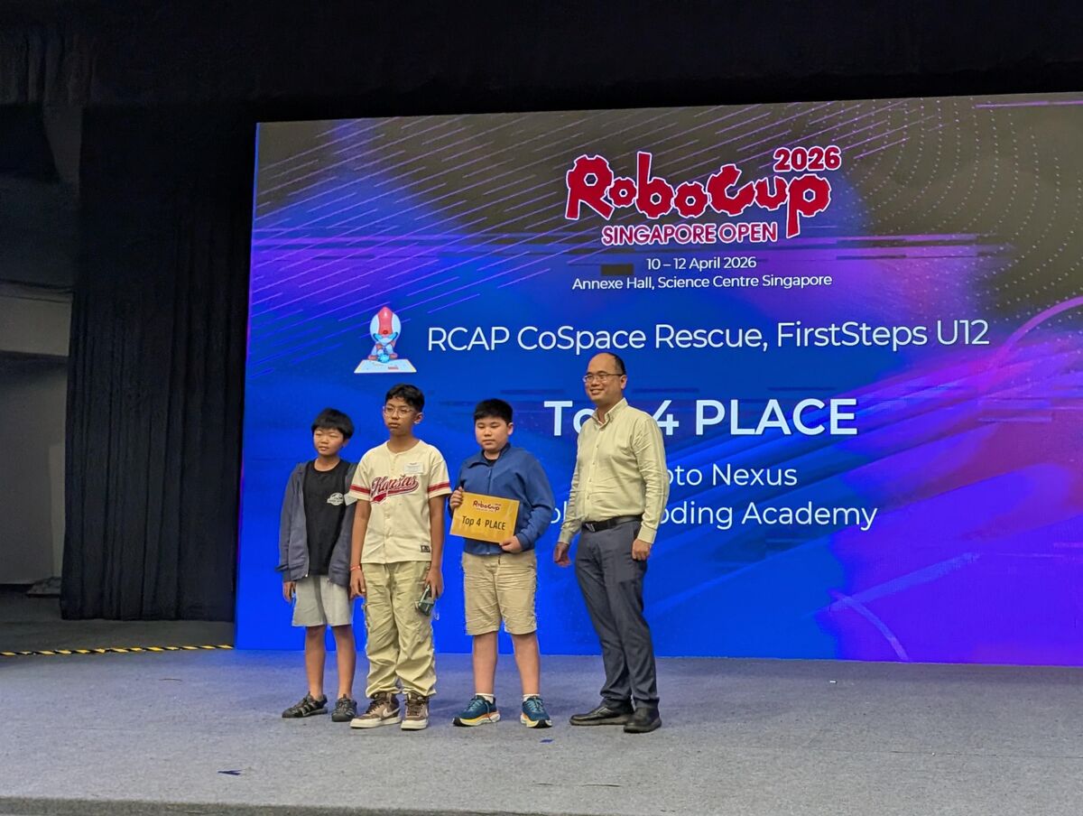 4th Place - Roboto Team Nexus receiving award