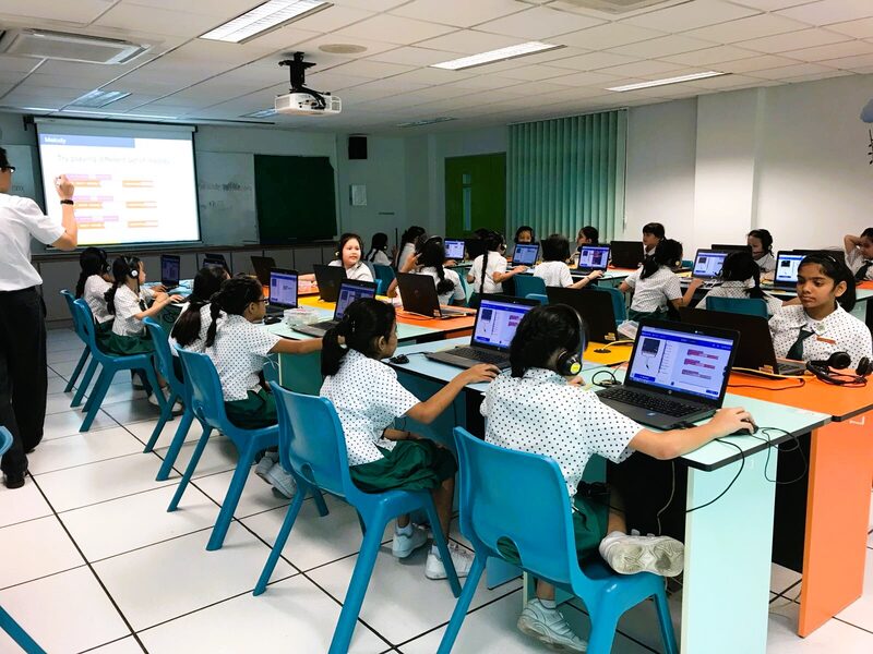 Hands-on robotics activity at a Singapore school